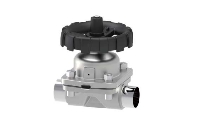 衛生級(ji)手動不(bu)鏽鋼隔(gé)膜閥